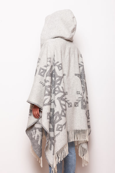 Nordic Love Wool Cape with hood