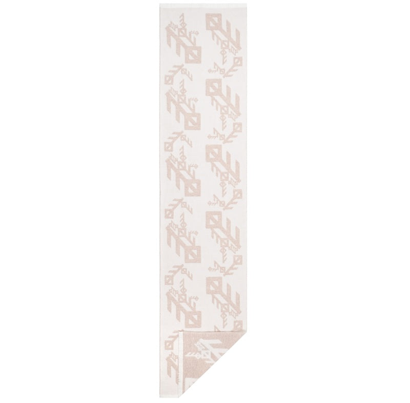 Scarf Merino LOVE – Beige | Small Runic Symbols