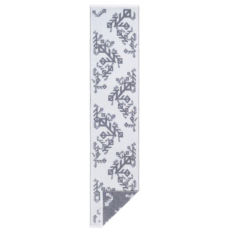 Scarf Merino LOVE – Dark Grey | Large Runic Symbols