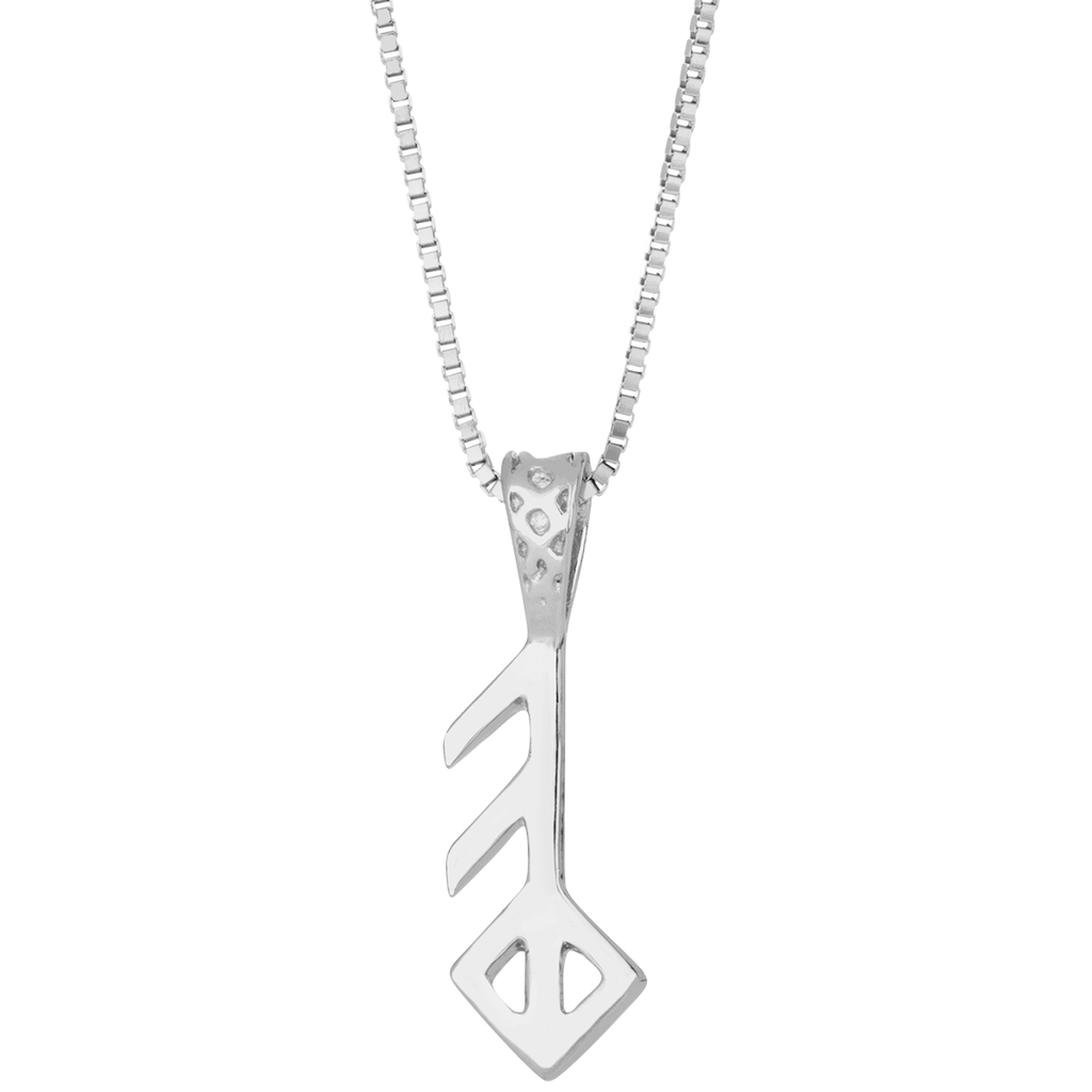 Love / Ást Silver Pendant with Loop
