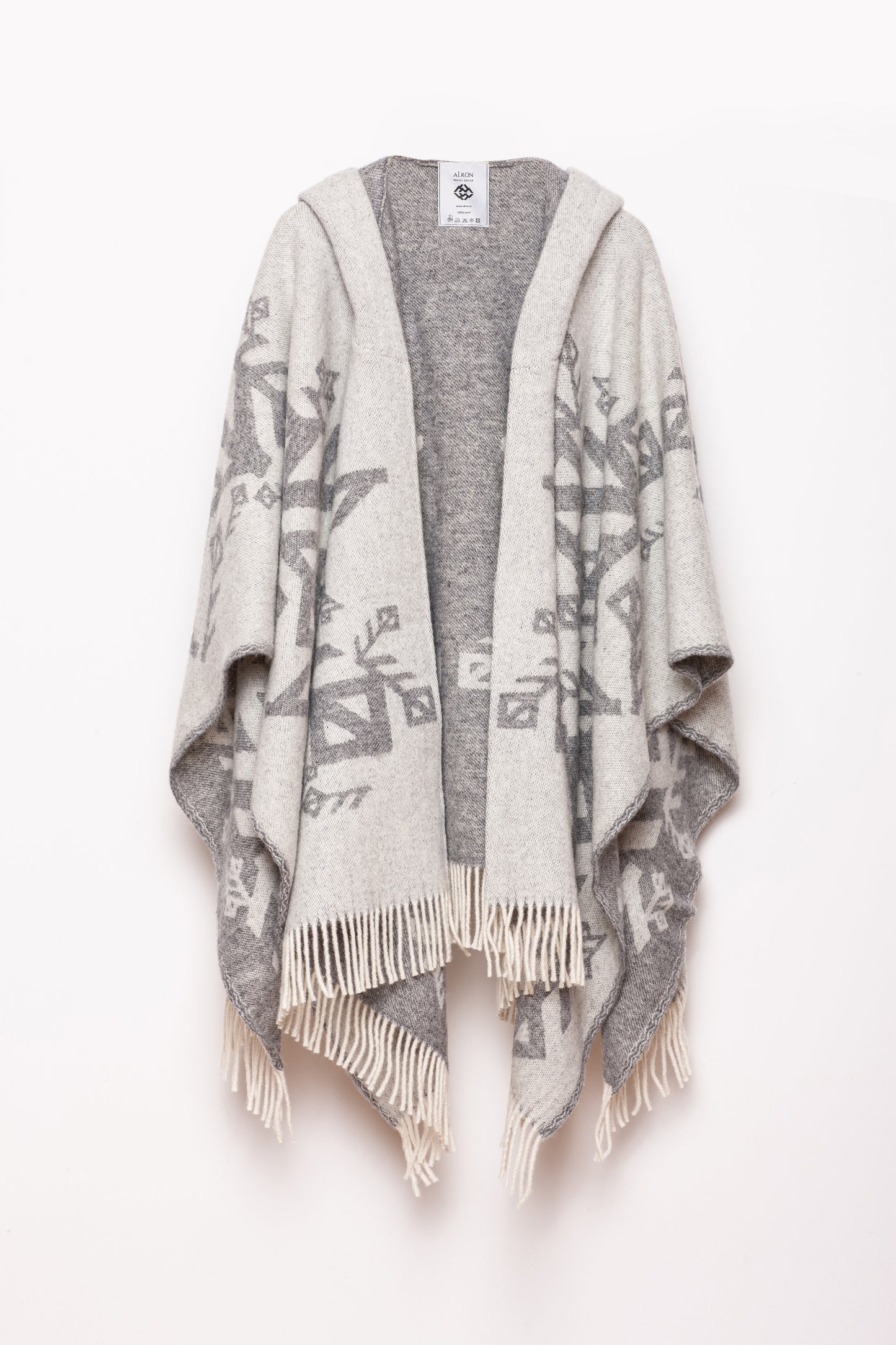 Nordic Love Wool Cape with hood