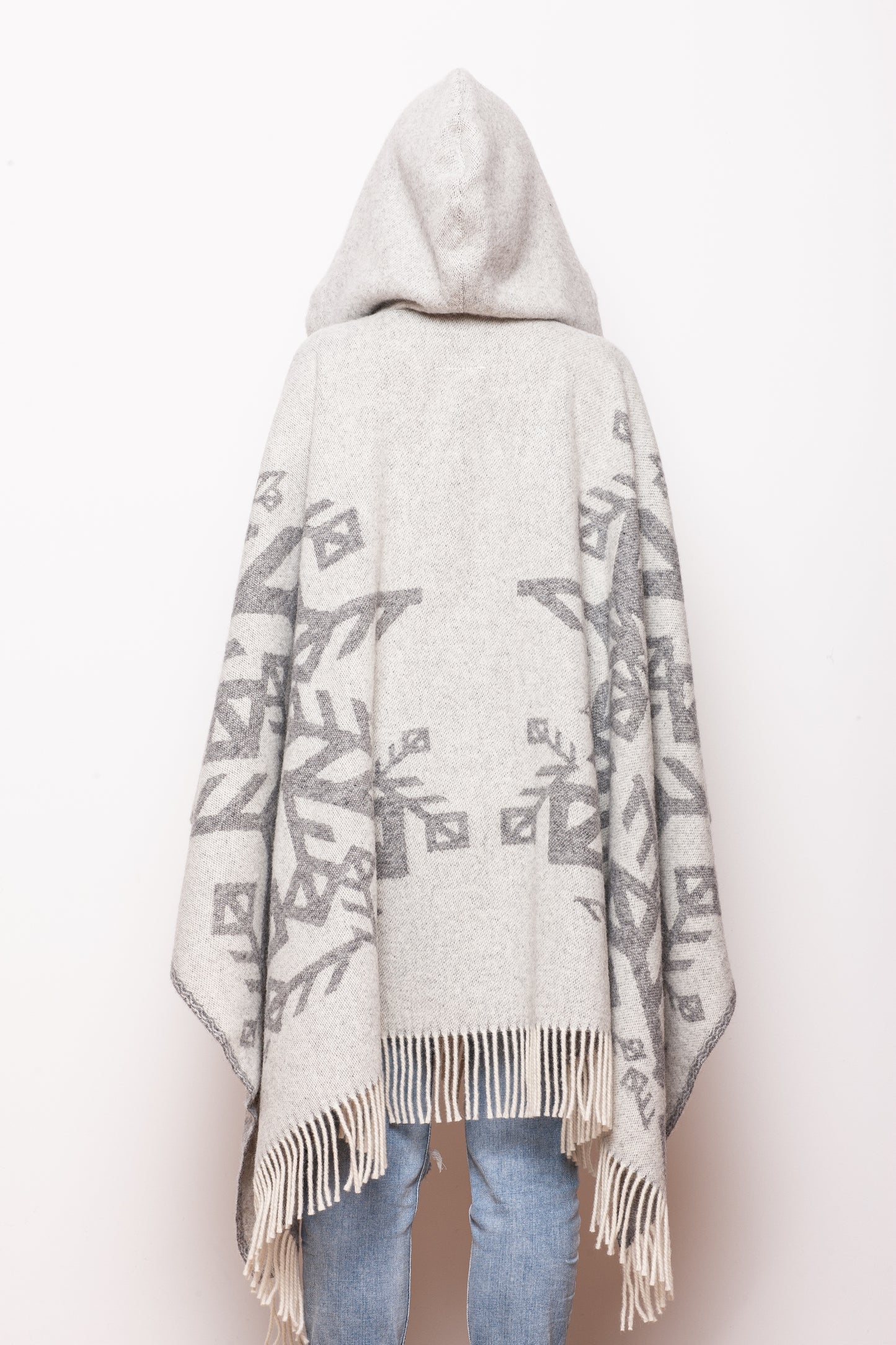 Nordic Love Wool Cape with hood