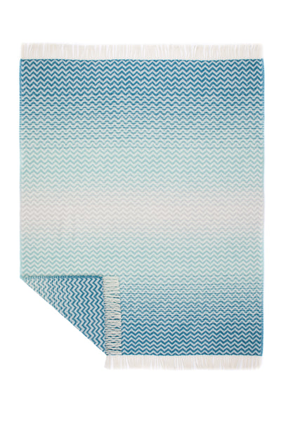 Luxury Ombre Chevron Wool Blankets – Natural New Zealand Wool