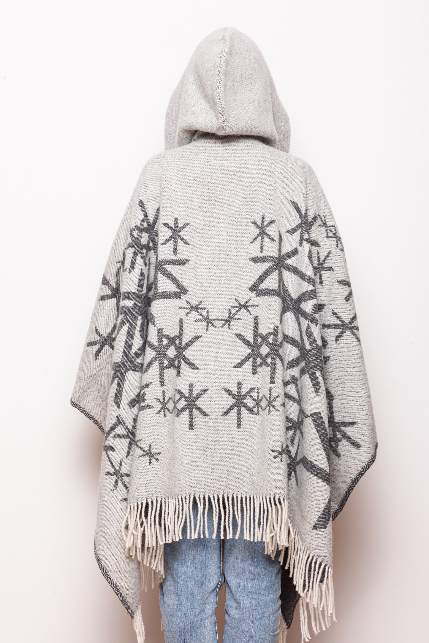 Nordic Strength Wool Cape with hood